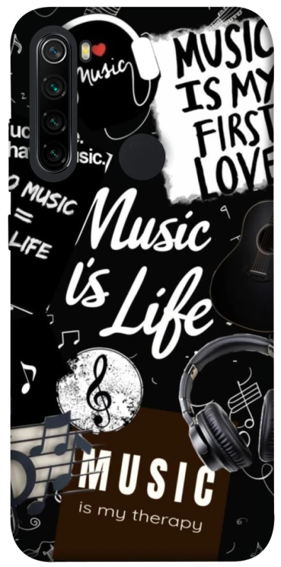 Чохол на Xiaomi Redmi Note 8 Music is Life фото 1 з 1