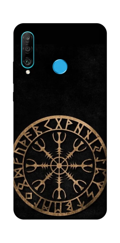 Чехол на Huawei P30 lite Рунический круг v2 фото 1 из 1