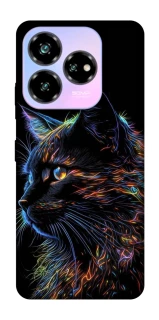 Чохол на ZTE Nubia V60 Desing Чорний кіт фото 1 з 1