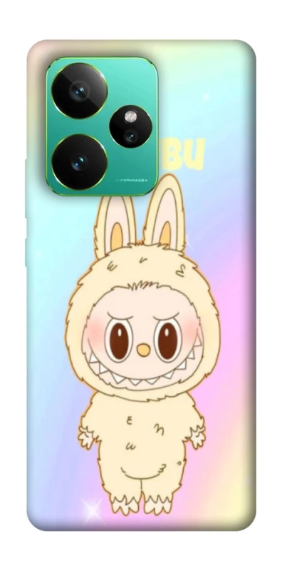 Чохол на Realme GT 7 Fluffy Rainbow Labubu фото 1 з 1