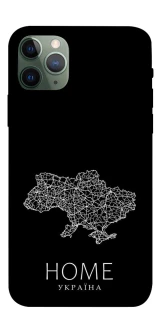 Чохол на Apple iPhone 11 Pro (5.8") Ukraine black map фото 1 з 1