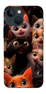 Чохол на Apple iPhone 13 mini (5.4") happy cats фото 1 з 1