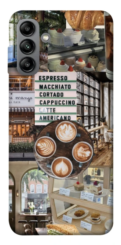 Чохол на Samsung Galaxy A04s Coffee collage ver.5 фото 1 з 1