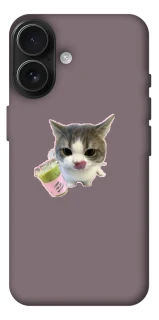 Чехол на Apple iPhone 17 (6.3") cat matcha фото 1 из 1