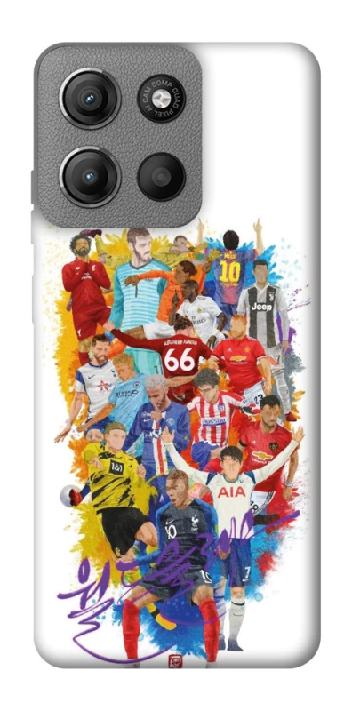 Чехол на Motorola Moto G15 Power Football Abstract v2 фото 1 из 1