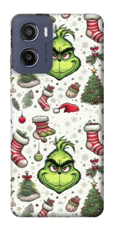 Чохол на Motorola Moto E15 Grinch mood ver.3 фото 1 з 1