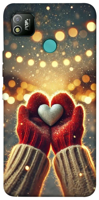 Чохол на TECNO POP 4 Heart in hand фото 1 з 1