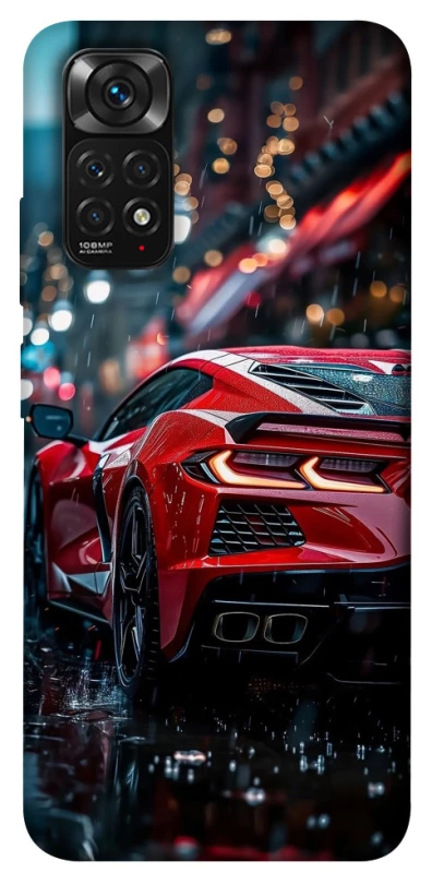 Чехол на Xiaomi Redmi Note 11 (Global) / Note 11S Red sports car фото 1 из 1