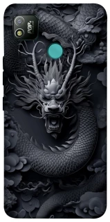 Чехол на TECNO POP 4 black dragon фото 1 из 1