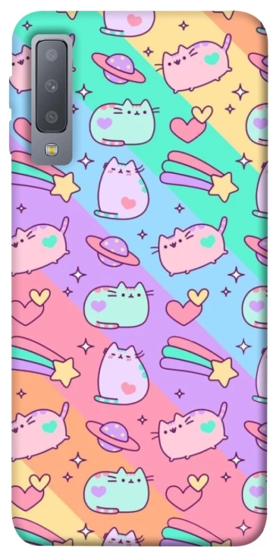 Чохол на Samsung A750 Galaxy A7 (2018) Cat Cute фото 1 з 1