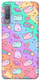 Чехол на Samsung A750 Galaxy A7 (2018) Cat Cute фото 1 из 1