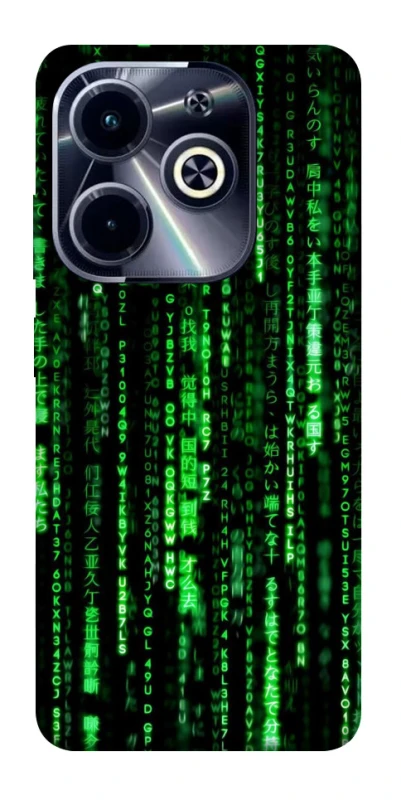 Чехол на Infinix Hot 40i Matrix Code фото 1 из 1