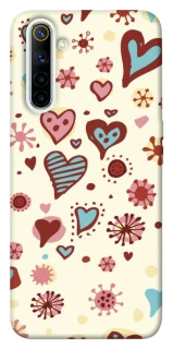 Чохол на Realme 6 Pretty hearts фото 1 з 1