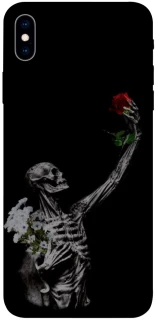 Чехол на Apple iPhone XS Max (6.5") Skeleton vs Rose фото 1 из 1