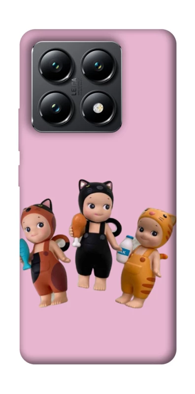 Чохол на Xiaomi 14T Cat Cafe Trio фото 1 з 1