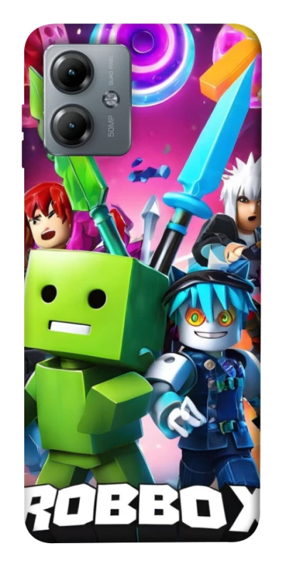 Чохол на Motorola Moto G14 Roblox gaming heroes фото 1 з 1
