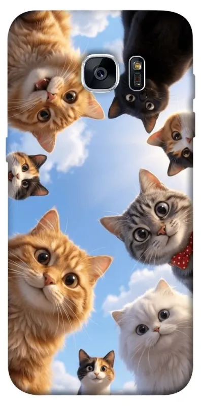 Чохол на Samsung G935F Galaxy S7 Edge Cats фото 1 з 1