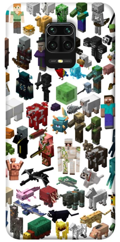 Чохол на Xiaomi Redmi Note 9s / Note 9 Pro / Note 9 Pro Max Minecraft v4 фото 1 з 1