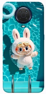 Чехол на Nokia G20 / G10 / 6.3 Labubu in the pool ver.2 фото 1 из 1