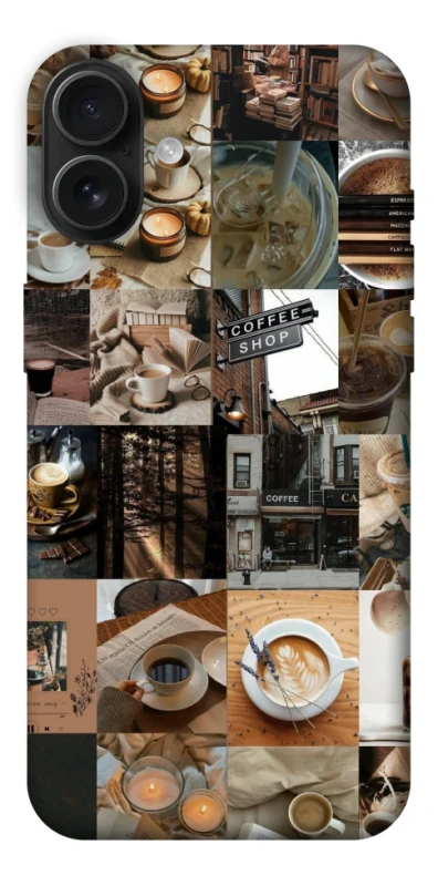 Чехол на Apple iPhone 16 Plus Coffee collage ver.3 фото 1 из 1