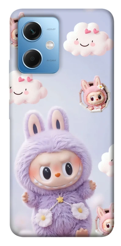 Чохол на Xiaomi Redmi Note 12 5G Labubu & clouds фото 1 з 1