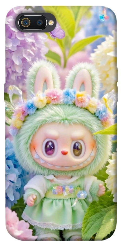 Чохол на Realme C2 Labubu & Flowers ver.2 фото 1 з 1