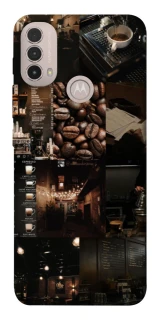 Чохол на Motorola Moto E40 Coffee collage ver.1 фото 1 з 1