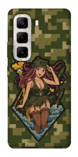 Чохол на Infinix Hot 50 4G Military Waifu фото 1 з 1