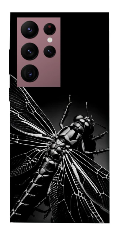 Чехол на Samsung Galaxy S22 Ultra Black dragonfly фото 1 из 1