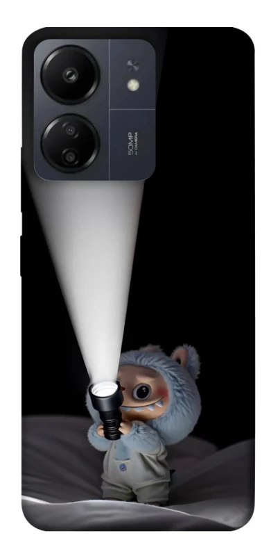 Чохол на Xiaomi Poco C65 Labubu with flashlight ver.3 фото 1 з 1