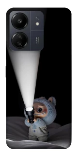Чохол на Xiaomi Poco C65 Labubu with flashlight ver.3 фото 1 з 1