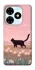Чохол на TECNO Spark Go 2024 cat on a field фото 1 з 1