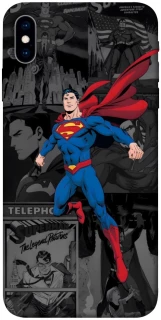 Чехол на Apple iPhone X (5.8") superman comics фото 1 из 1