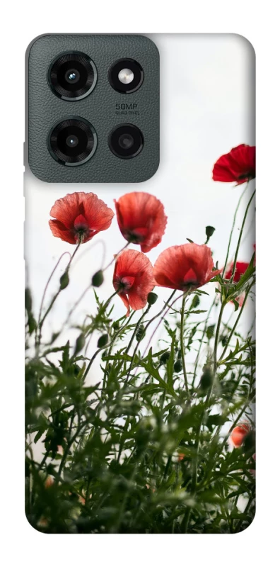 Чохол на Motorola Moto G Power (2025) Поле маків фото 1 з 1