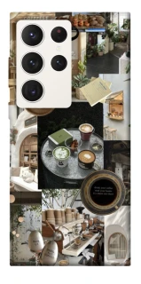 Чехол на Samsung Galaxy S23 Ultra Coffee collage ver.4 фото 1 из 1