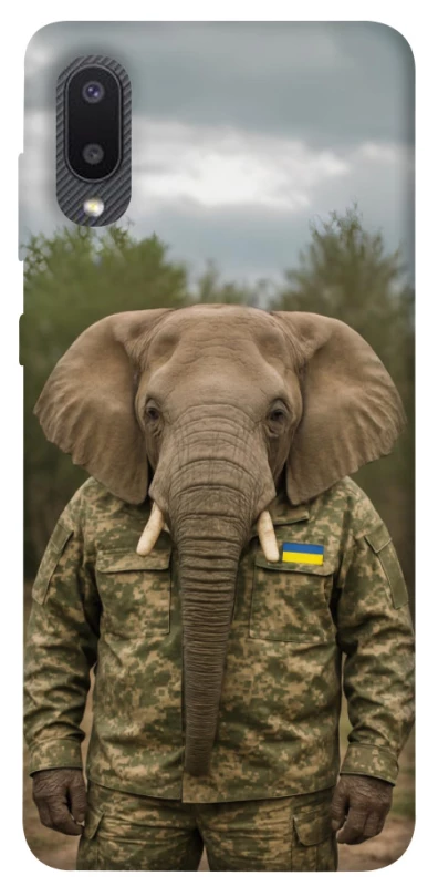 Чохол на Samsung Galaxy A02 Слон захисник фото 1 з 1