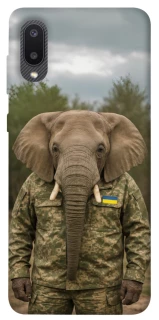 Чехол на Samsung Galaxy A02 Слон защитник фото 1 из 1