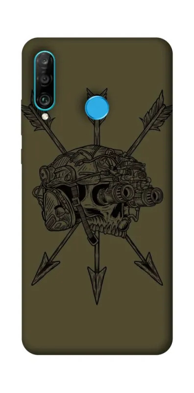 Чохол на Huawei P30 lite Mil skull фото 1 з 1
