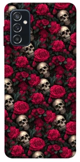 Чехол на Samsung Galaxy M52 Черепа и розы фото 1 из 1