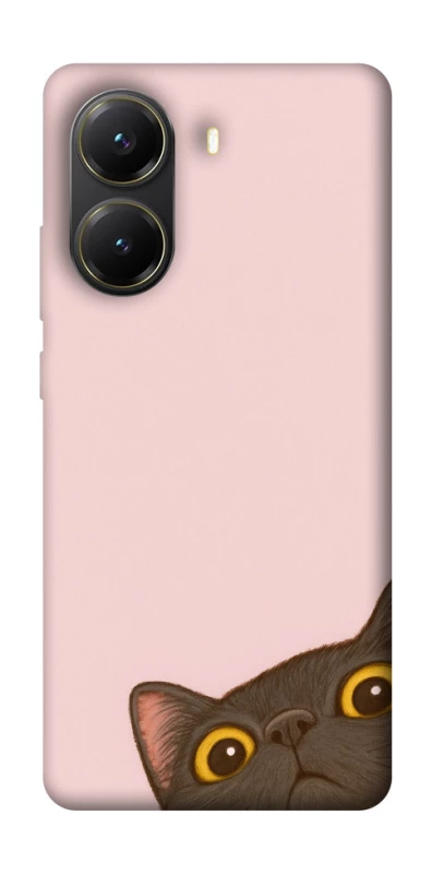 Чехол на Xiaomi Poco X7 Pro Peeping cat фото 1 из 1