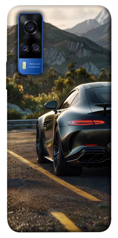 Чехол на Vivo Y51a Car in the mountains фото 1 из 1