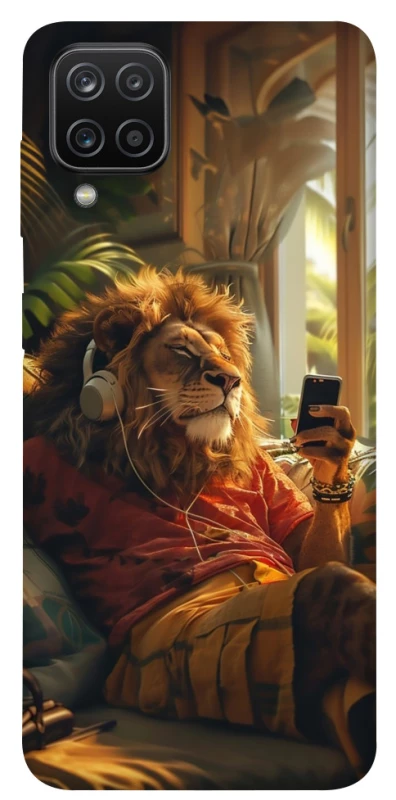 Чохол на Samsung Galaxy A12 Лев v2 фото 1 з 1