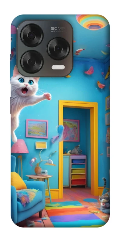 Чохол на ZTE Blade V70 Design crazy cat фото 2 з 2