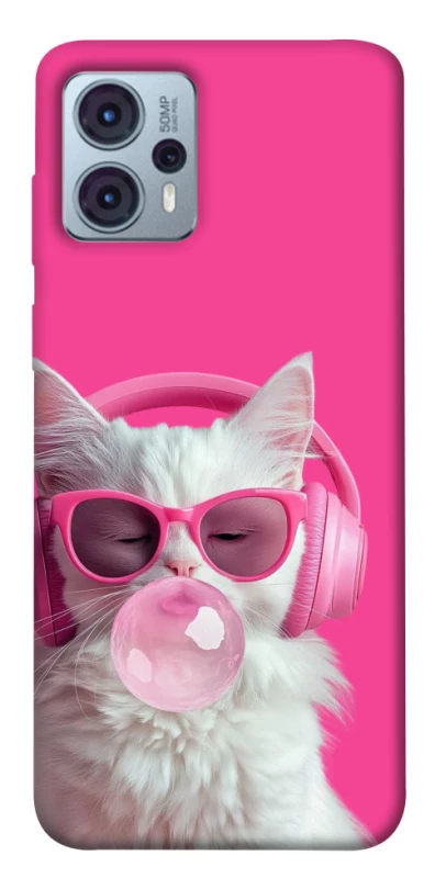 Чохол на Motorola Moto G23 Pink kitty фото 1 з 1