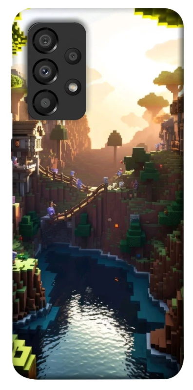 Чохол на Samsung Galaxy A33 5G Minecraft sunset фото 1 з 1
