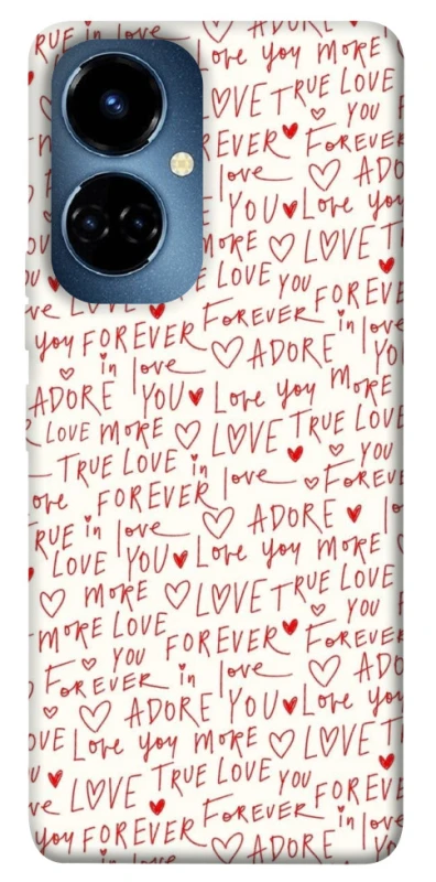 Чохол на TECNO Camon 19 Pro Love aesthetic ver.4 фото 1 з 1