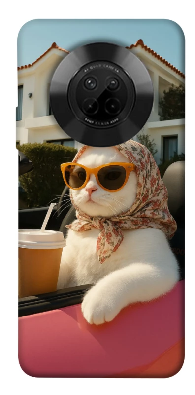 Чохол на Huawei Y9a Stylish Cat Cruise фото 1 з 1