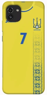 Чехол на Samsung Galaxy A03 UA-Football ver.3 фото 1 из 1