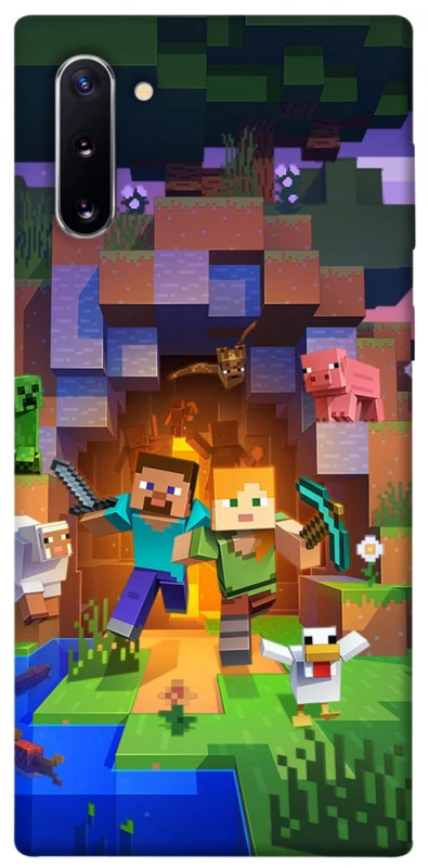Чехол на Samsung Galaxy Note 10 Minecraft game фото 1 из 1