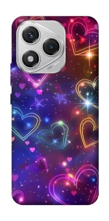Чехол на Honor 400 Lite Drawn hearts фото 1 из 1